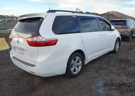 2016 Toyota Sienna Le 8 Passenger from USA, damaged, VIN 5TDKK3DC2GS694741